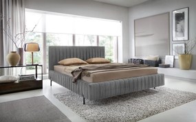 Επενδυμένο κρεβάτι Prallo-Gkri-140 x 200