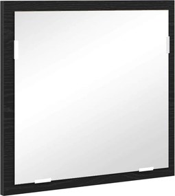 vidaXL Ντουλάπι Μπάνιου με συρτάρι Μαύρη Οξυά 41 x 38,5 x 45 cm