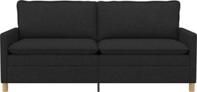 vidaXL Καναπές Μαύρο 196 x 81 x 87,5 εκ. Ύφασμα