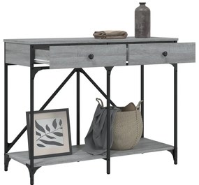 vidaXL Τραπέζι Κονσόλα Γκρι Sonoma 100x39x78,5 εκ. Επεξεργασμένο Ξύλο