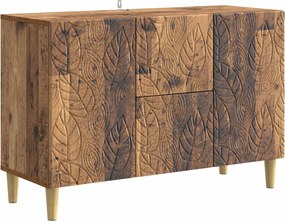 vidaXL Πλαϊνό γραφείο Παλαιωμένο ξύλο 89 x 34,5 x 60 εκ.
