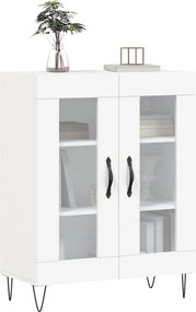 vidaXL Ντουλάπι Λευκό 69,5 x 34 x 90 εκ. από Επεξεργασμένο Ξύλο
