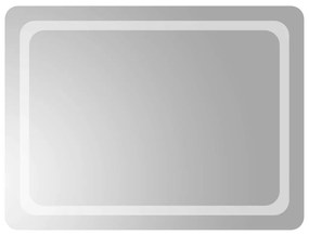 vidaXL Καθρέφτης Μπάνιου με LED 80x60 εκ.