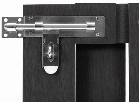 vidaXL Πόρτα Φράχτη Γκρι 100 x 60 εκ. από WPC