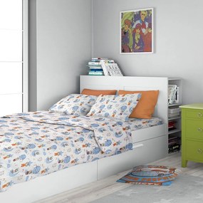 Σεντόνια Παιδικά Reach The Stars (Σετ 3τμχ) 191 Sky Blue DimCol Single 160x240cm 100% Cotton