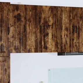 vidaXL Ντουλάπα Κουζίνας Καπνιστό Δρύς 60 x 31 x 80 εκ.