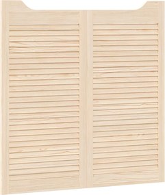 vidaXL Πόρτες Swing Φυσικό 100 x 50 cm Μασίφ Ξύλο Πεύκου