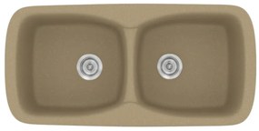Sanitec Classic 319 Metallic Cream Νεροχύτης