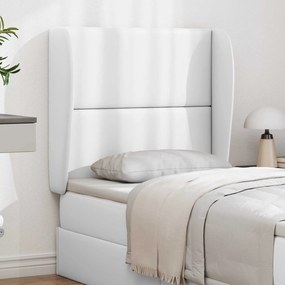 vidaXL Αυτί Κεφαλής Λευκό 80 x 23 x 6 εκ. PVC