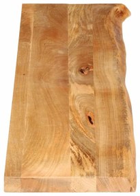 vidaXL Επιφάνεια Τραπεζιού 180x20x2,5 εκ. Live Edge Μασίφ Ξύλο Μάνγκο
