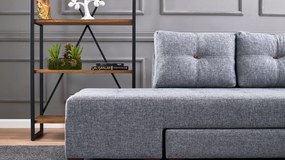 Corner Sofa-Bed Manama Corner Sofa Bed Right - Grey Grey