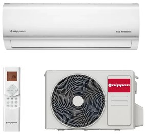 Κλιματιστικό Inverter Nippon KFR 12DCA ECO POWERFUL, A++, Έως 23 m2, WiFi, Έξυπνη απόψυξη, Αυτοδιάγνωση, Λειτουργία ύπνου, Χρονοδιακόπτης, Λευκό