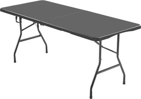 VEVOR 180cm Plastic Folding Table Portable Picnic Table Handle Indoor Outdoor