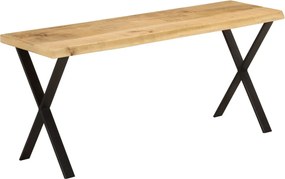 vidaXL Πάγκος με Τεχνοτροπία Live Edge 105 εκ. από Μασίφ Ξύλο Μάνγκο