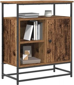 vidaXL Πλαϊνό γραφείο Παλιό ξύλο 69 x 35 x 80 εκ Επεξεργασμένο ξύλο