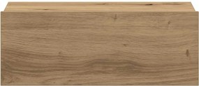 vidaXL Κομοδίνα Κρεμαστά Καφέ Δρυς 40x31x27 εκ. Επεξεργ. Ξύλο