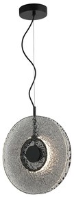 Φωτιστικό Οροφής Μονόφωτο LED Zambelis 23074 Smoked Glass
