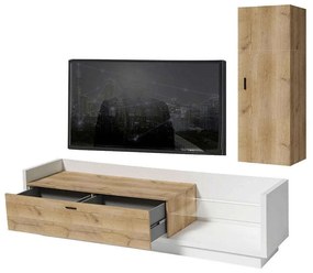 Σύνθεση Talina (Σετ 2Τμχ) Talina_36_ec_1 240x175x48cm Oak-White