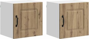 vidaXL Πάνελ πλυντηρίου πιάτων Kalmar 2 pcs Artisan Oak