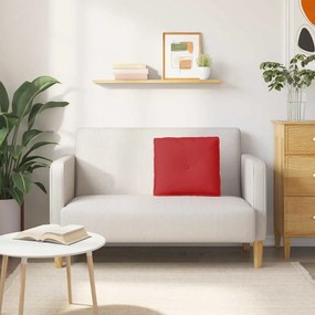 vidaXL Μαξιλάρι Πλάτης Κόκκινο 50 x 19 x 45 εκ ύφασμα