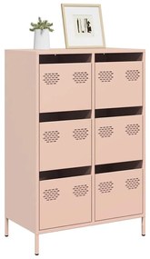 Ντουλάπι Ροζ 68 x 39 x 101,5 εκ. από Χάλυβα - Ροζ