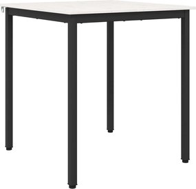 vidaXL Τραπεζαρία Λευκό 70 x 70 x 75 cm Στερεά ξυλεία πεύκου