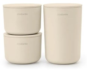 Brabantia 1006269 Σετ αποθήκευσης αξεσουάρ ReNew Soft Beige 3τμχ