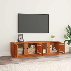 vidaXL Ντουλάπι TV Κερωμένο Καφέ 140 x 40 x 40 εκ Στερεό πεύκο