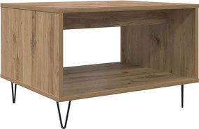 vidaXL Τραπεζάκι σαλονιού artisan δρυς 60 x 50 x 40 εκ