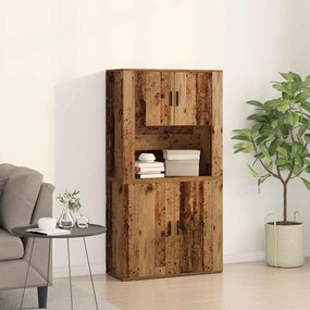 vidaXL Μπουφές Παλαιό ξύλο 80 x 33 x 150 εκ Επεξεργασμένο ξύλο