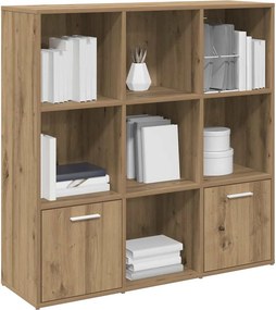 vidaXL Βιβλιοθήκη Artisan Δρυς 98x29x97,5 εκ. Επεξεργασμένο Ξύλο
