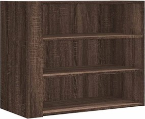 vidaXL Ντουλάπι Τοίχου Καφέ Δρυς 75x35x60 εκ. Επεξεργασμένο Ξύλο