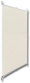 vidaXL Σύστημα Σκίασης Πλισέ Κρεμ 100 x 125 εκ.