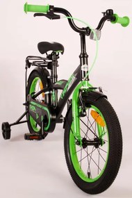 Thombike 16 Inch 23 cm Boys Coaster Brake Black/Green