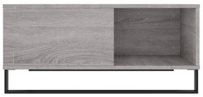 vidaXL Τραπεζάκι Σαλονιού Γκρι Sonoma 80x80x36,5εκ. Επεξεργασμένο Ξύλο