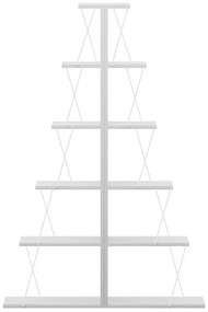 Βιβλιοθήκη mini Tars λευκό 130x22x146εκ 130x22x146 εκ.