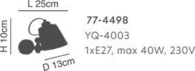 Σποτ Μονόφωτο Homelighting Sam 77-4498 White