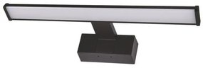Απλίκα Φωτιστικό Τοίχου Μπάνιου LED 40cm 8W IP44 4000K από τη Lumen-3-4000811-Μαύρο 3-4000811