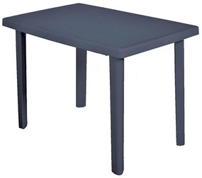 MARTE Τραπέζι Dining Κήπου - Βεράντας, PP Απόχρωση Ανθρακί 100x67x72cm Ε323,2