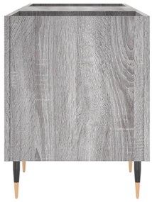 Δισκοθήκη Γκρι Sonoma 121 x 38 x 48 εκ. από Επεξεργασμένο Ξύλο - Γκρι