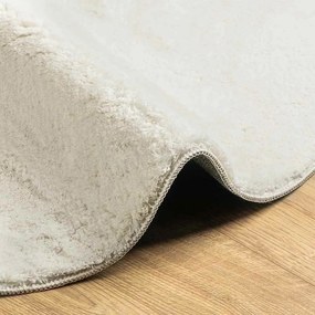 vidaXL Χαλιά χώρου HUARTE Κρεμ 100 x 200 cm Πολυεστέρας