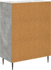 vidaXL Πλαϊνό γραφείο Γκρι Σκυροδέματος 66 x 34,5 x 89,5 εκ