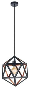 Φωτιστικό Οροφής Ø305 'Embleton 1 43348 Black-Copper Eglo Metal