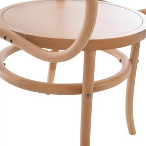 Καρέκλα-Πολυθρόνα JANELLE Ξύλινη Οξιά Φυσικό 56x52x82Υεκ. 56x52x82 εκ.
