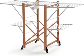 Ξύλινη απλώστρα Gabbiano ARiT - 175x67x105cm - Φυσικό
