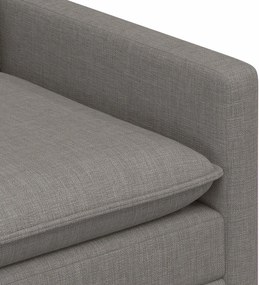 vidaXL Σετ Καναπέ 2 τμχ. Taupe Ύφασμα