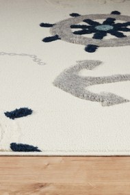 Stewehome Μαλακό χαλί παιδικού δωματίου με μπούκλες 120x170x12 cm