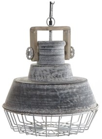 Φωτιστικό Οροφής Home ESPRIT Γκρι Ξύλο Μέταλλο Σίδερο 25 W 39 x 39 x 45 cm