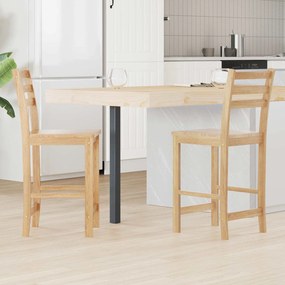vidaXL Καρέκλες φαγητού 2 pcs Φυσικό 40 x 47,5 x 99,5 εκ