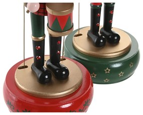 Χριστουγεννιάτικο Στολίδι Home ESPRIT Πολύχρωμο Καρυοθραύστης 10 x 10 x 30 cm